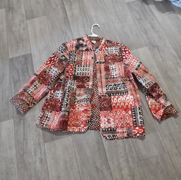Quilt Open front Jacket Samantha Gray Plus size - Picture 4 of 4